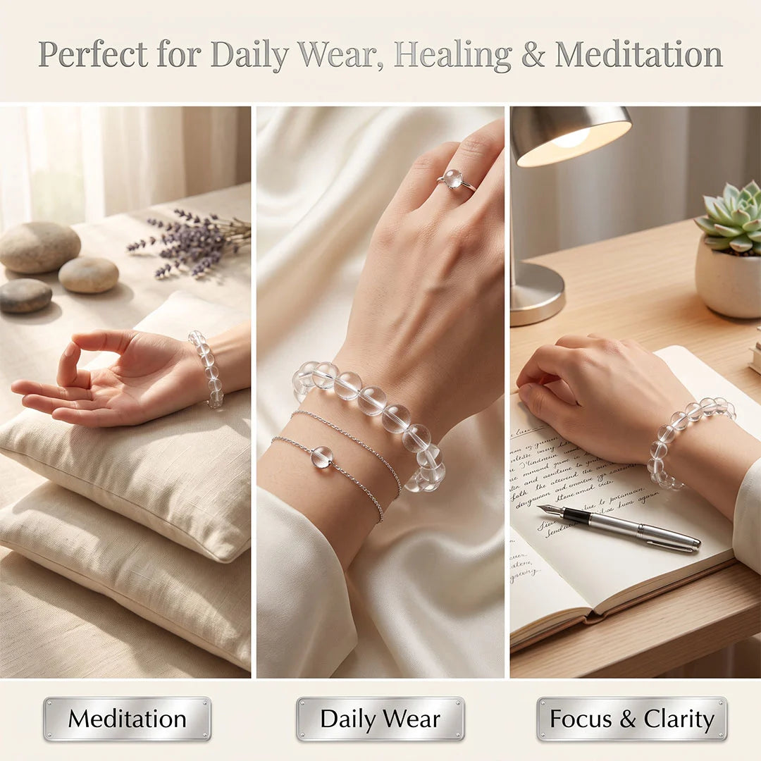 Sphatik Shuddhi Bracelet (Clear Quartz)