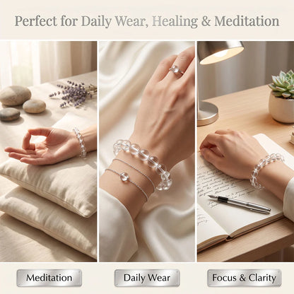 Sphatik Shuddhi Bracelet (Clear Quartz)