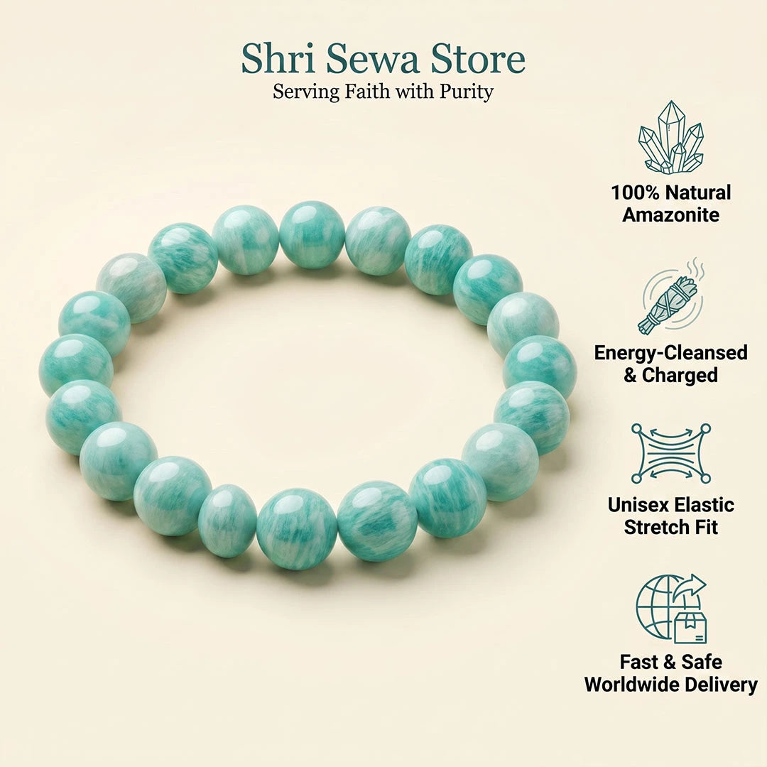 Shanti Sangam Bracelet (Amazonite)