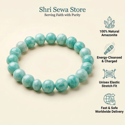 Shanti Sangam Bracelet (Amazonite)