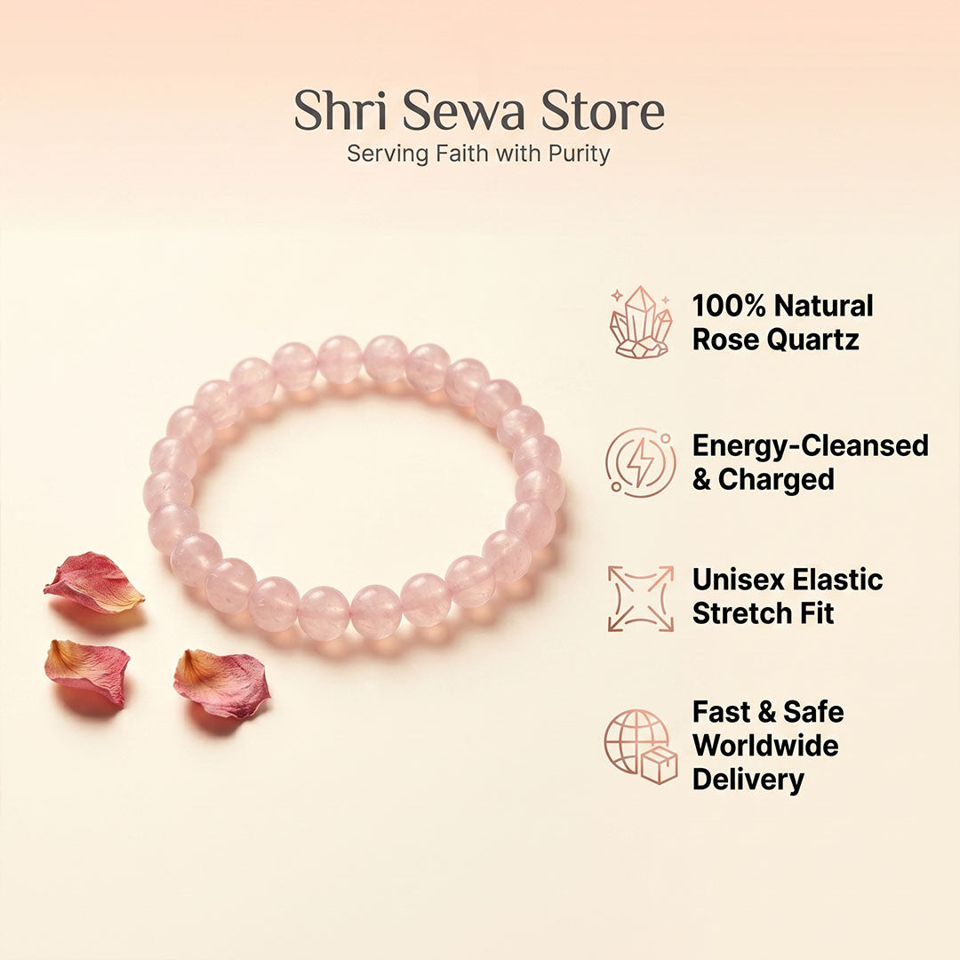 Prem Vivah Bracelet (Ultimate Love Attraction Rose Quartz)