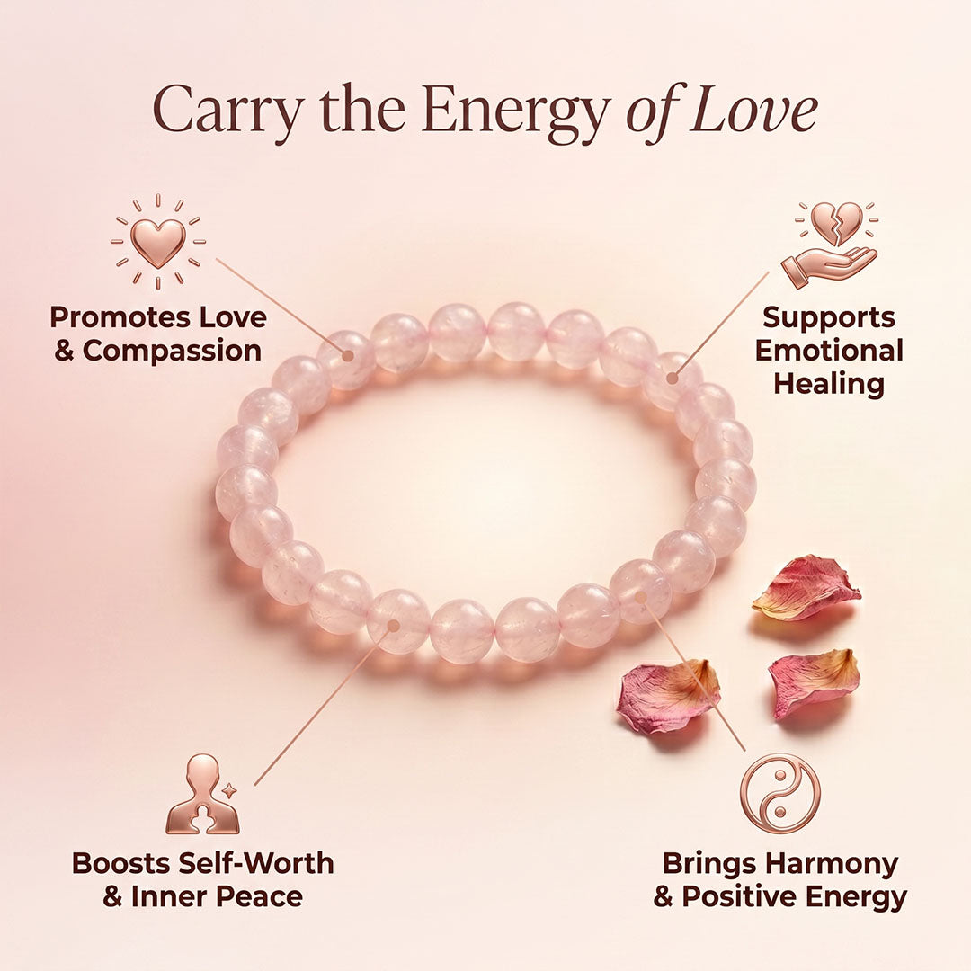 Prem Vivah Bracelet (Ultimate Love Attraction Rose Quartz)