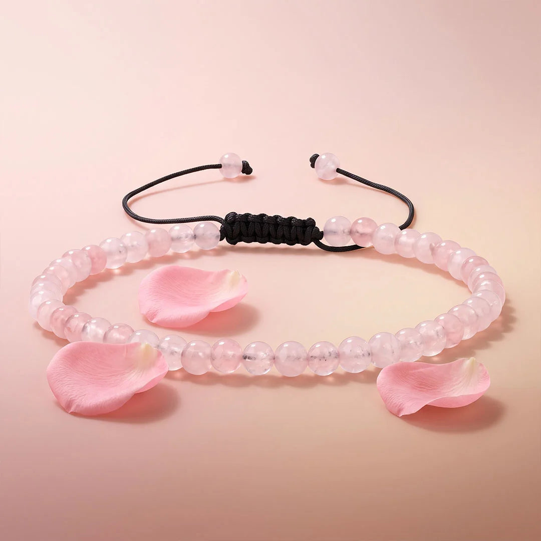 Prem Dhaara Anklet (Rose Quartz)