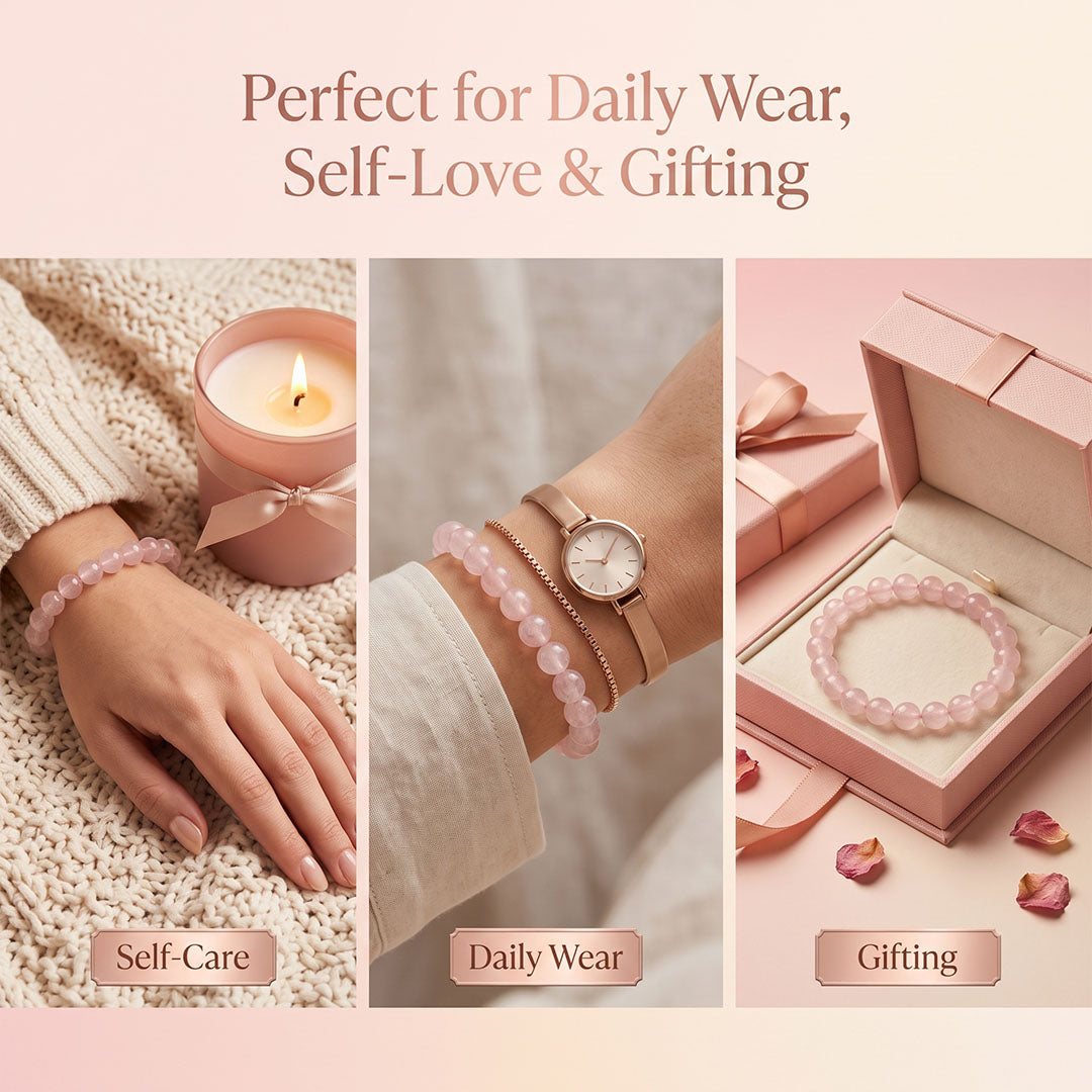 Prem Vivah Bracelet (Ultimate Love Attraction Rose Quartz)