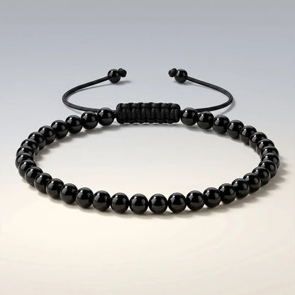 Raksha Kavach Anklet (Black Obsidian)