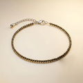 Dhan Varsha Anklet (Raw Pyrite)
