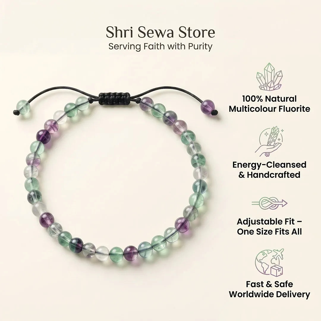 Ekagra Anklet (Fluorite)