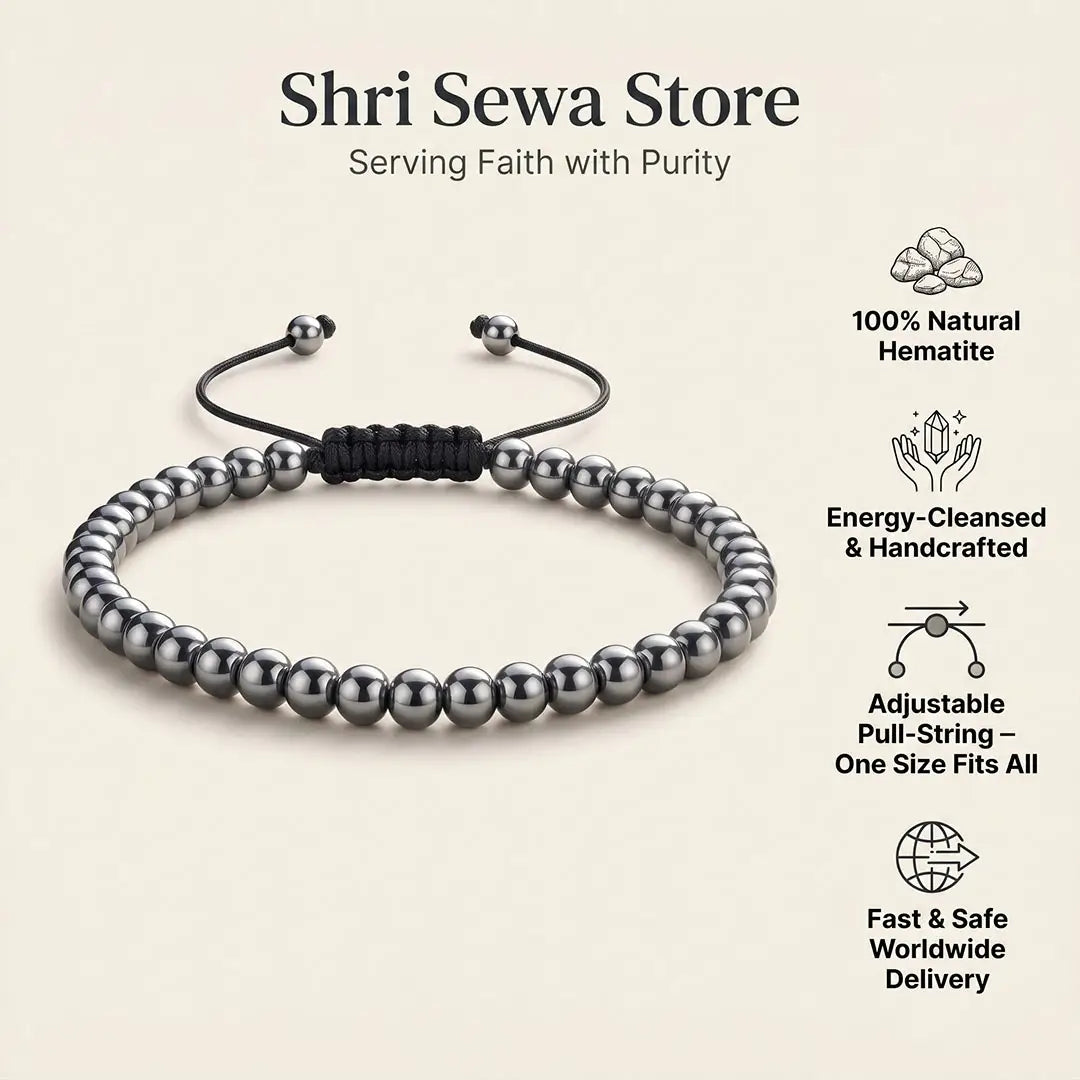 Sthirta Anklet (Hematite)