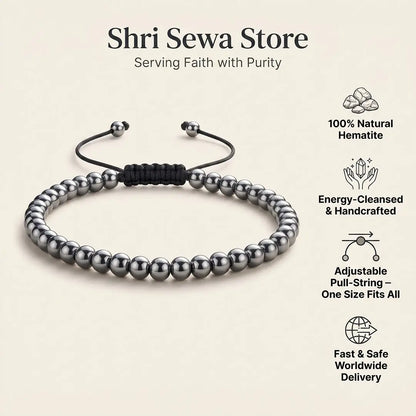 Sthirta Anklet (Hematite)