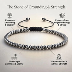 Sthirta Anklet (Hematite)
