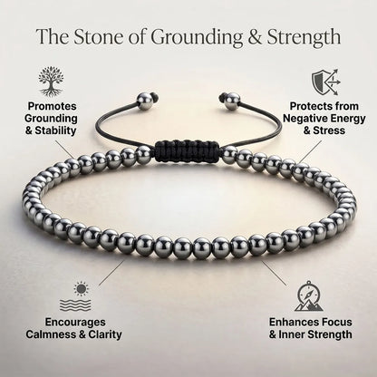 Sthirta Anklet (Hematite)