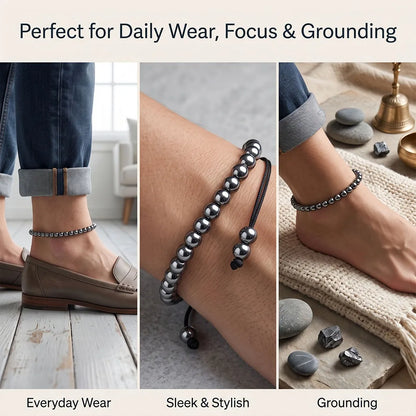 Sthirta Anklet (Hematite)