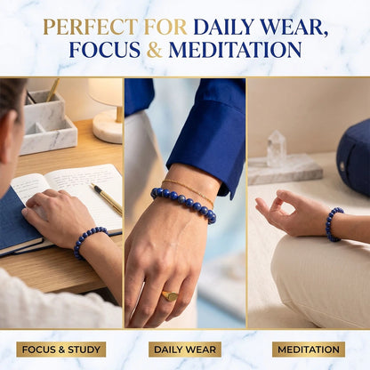 Vidya Buddhi Bracelet (Lapis Lazuli)