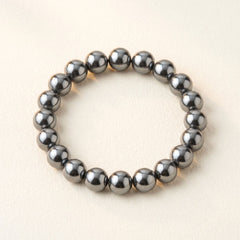 Sthirta Plus Bracelet (Hematite Gemstone, 8mm)