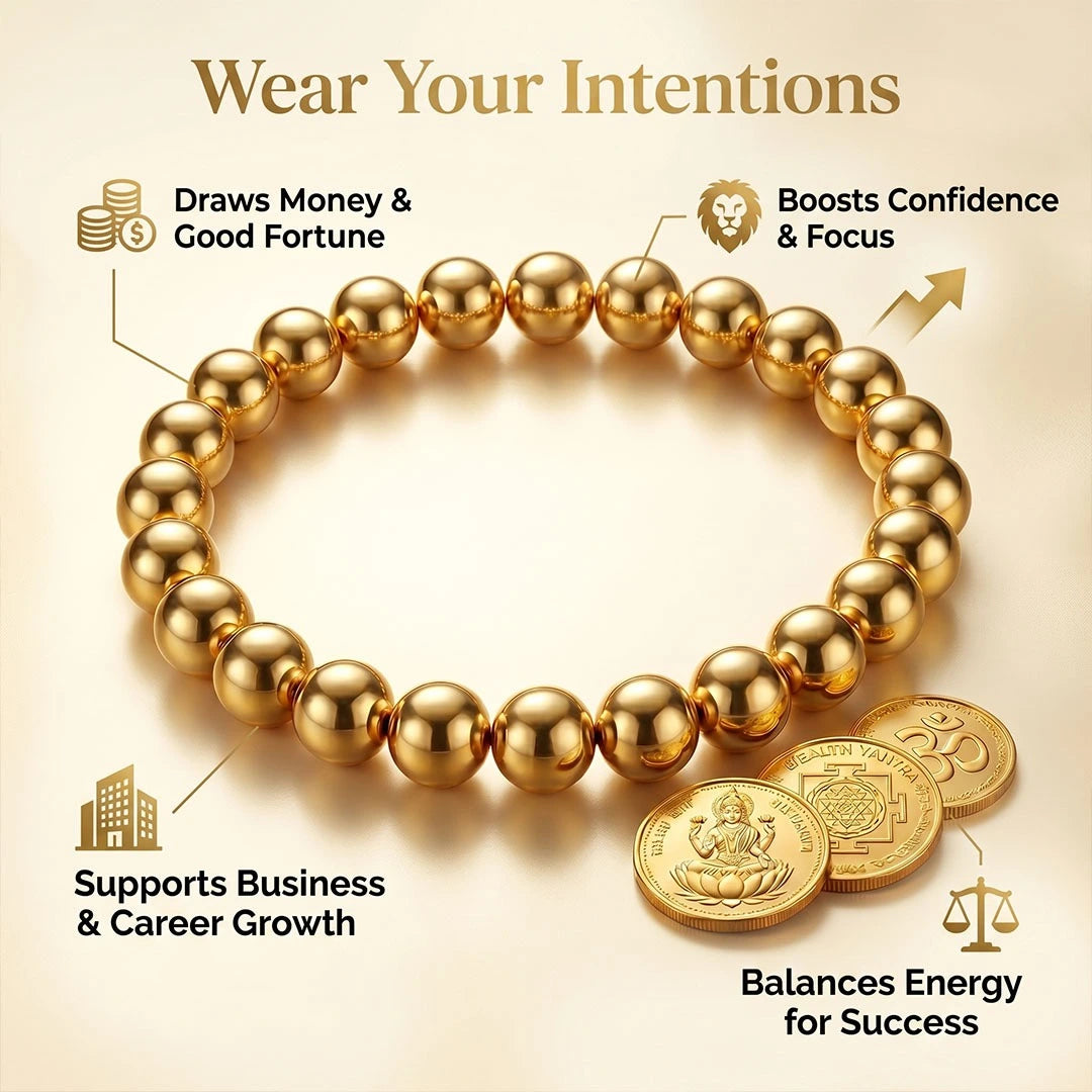 Dhan Akarshan Bracelet (Money Magnet / Golden Pyrite)