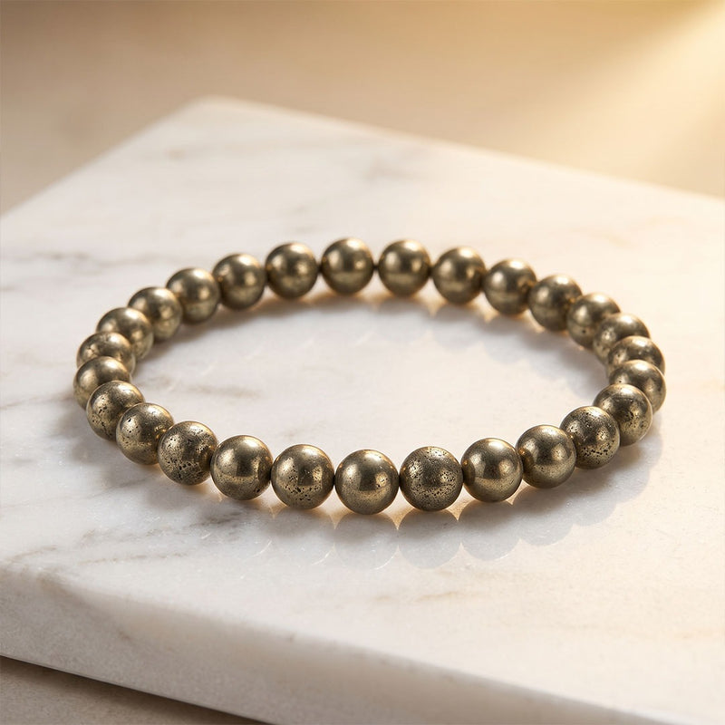 Dhan Varsha Bracelet (Raw Pyrite)
